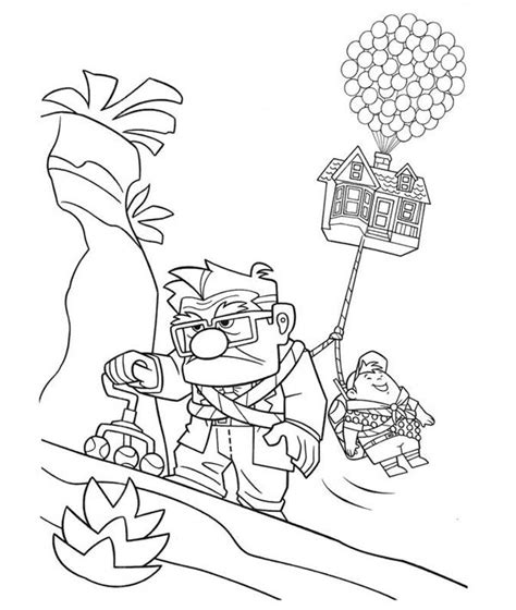 Disney Up House Coloring Page Blog Wurld Home Design Info