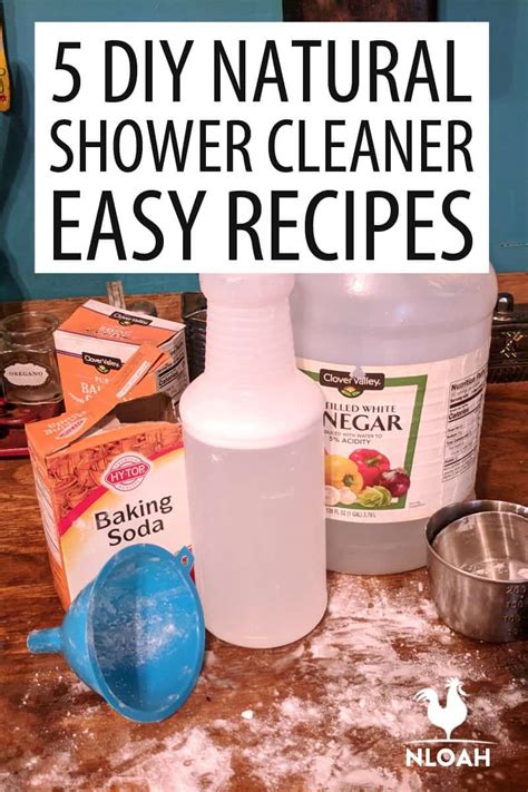5 diy natural shower cleaner easy recipes new life on a homestead
