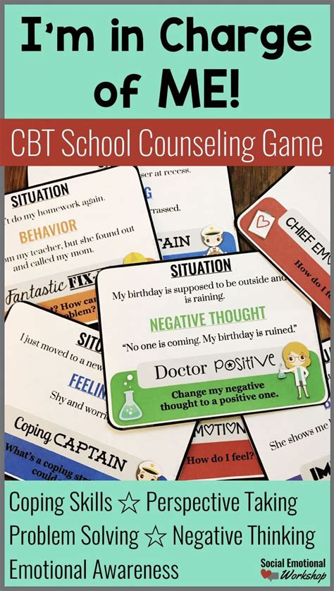 Cbt Game For School Counseling And Social Emotional Learning School