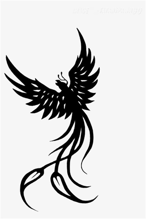 Pheonix Sticker Phoenix Bird Tattoo Wrist Png Image Transparent Png