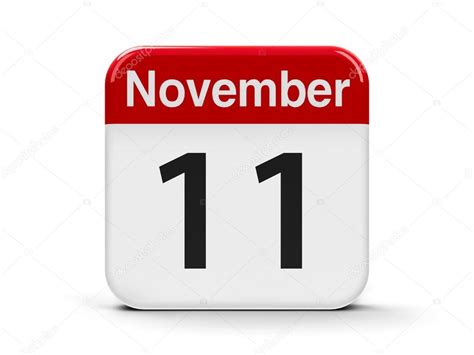 11th November Calendar — Stock Photo © Oakozhan 89380950