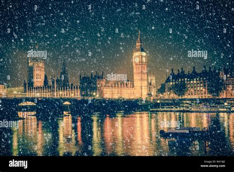Big Ben Thames Winter Hi Res Stock Photography And Images Alamy