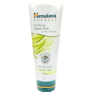 Start with himalaya neem facewash that deeply cleanses your pores then with himalaya neem scrub exfoliate gently, finally put himalaya neem face mask that purifies from within. Himalaya Purifying Neem Face Pack 100 g - Buy Online