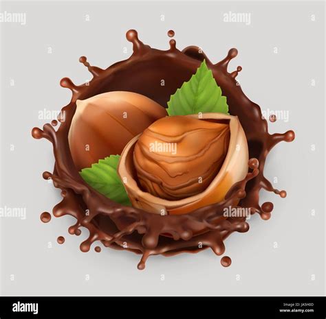 Nutty Shake Stock Vector Images Alamy