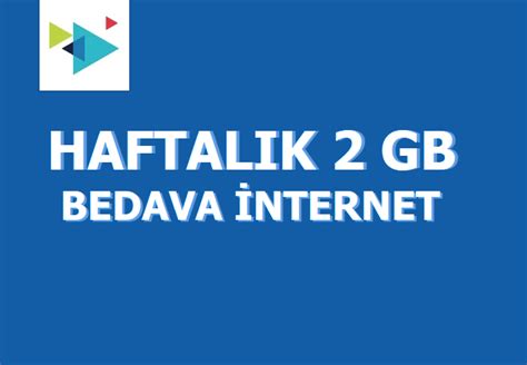 T Rk Telekom Haftal K Gb Bedava Nternet