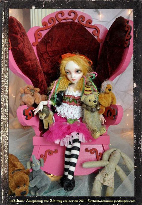 Lil Whim Bjd Doll By Sutherland Ball Jointed By Sutherlandart Polymer Clay Dolls Dream Doll