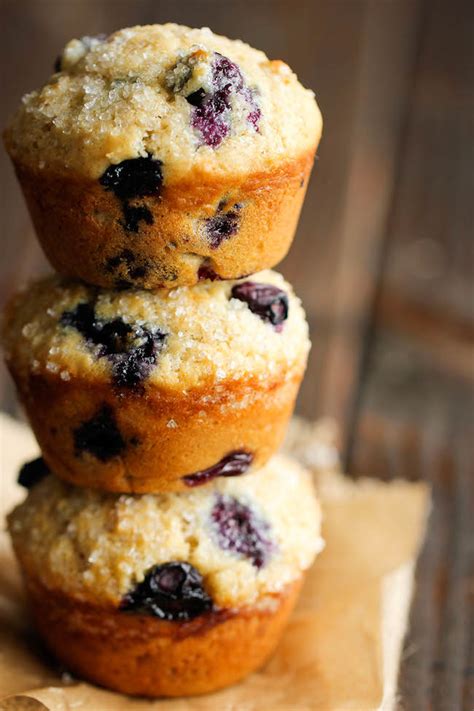 Blueberry Vanilla Muffins Damn Delicious