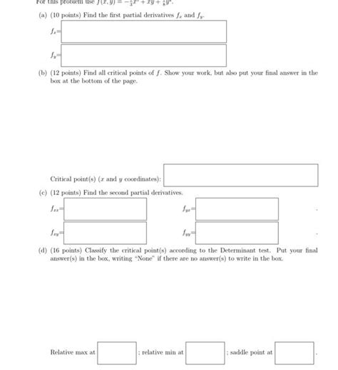 solved or this problem use f x y −32x3 xy 51y2 a 10