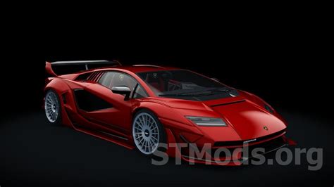 Скачать мод Lamborghini Countach LPI 1000 4 LBWK версия 1 для Assetto Corsa