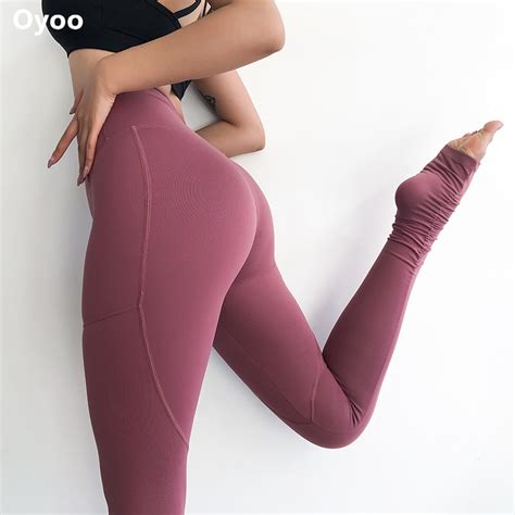 oyoo heart shape stirrup sport leggings high waist merlot yoga pants workout leggins sport women