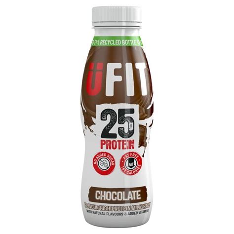 Ufit High Protein Milkshake Drink Chocolate 330ml Tesco Groceries