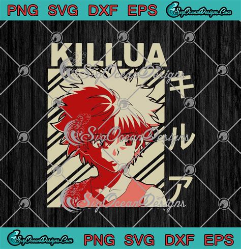 Killua Hunter X Hunter Japanese Anime Svg Png Eps Dxf Zoldyck Killua