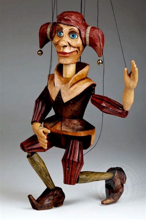 Jester Marionette Puppet Czech Marionettes