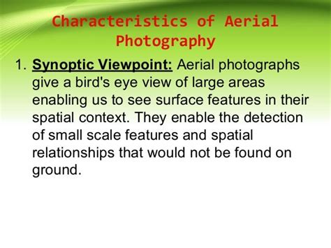 Introduction To Aerial Photography And Photogrammetryppt