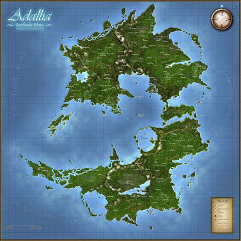 Fantasy Islands Map