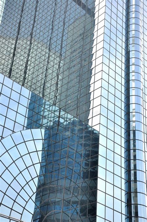 Glass Wall Of Modern Buildings Stock Photo Image Of Environment