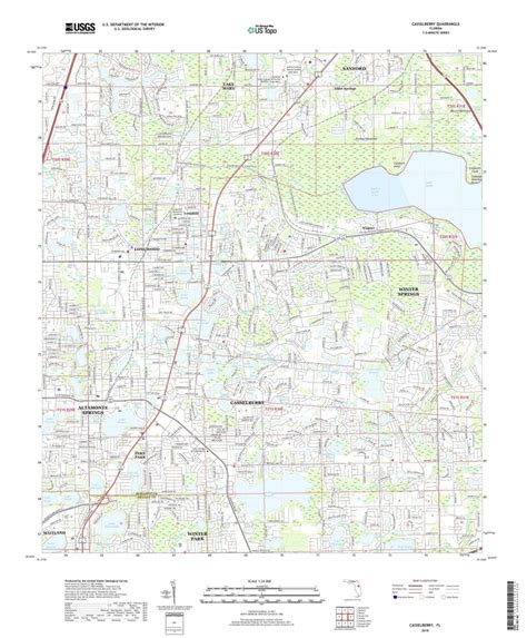 Mytopo Casselberry Florida Usgs Quad Topo Map Casselberry Florida