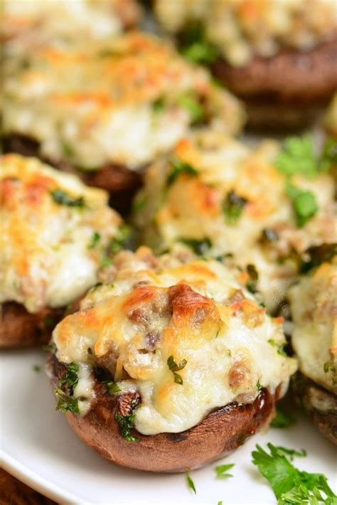 Sausage Stuffed Mushrooms Will Cook For Smiles