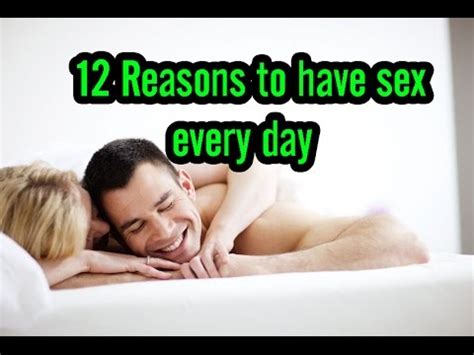Reasons To Have Sex With Your Partner Every Day Youtube