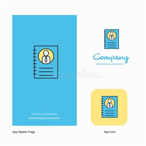 Personal Diary Company Logo App Icon And Splash Page Design Creative