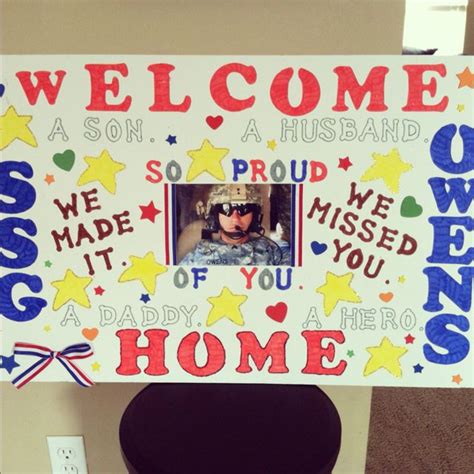 Welcome Home Sign Ideas Welcome Home Signs Welcome Home Posters