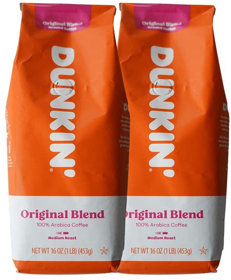 Buy Dunkin Donuts Ground Coffee Lb Bag Multi Pack Orriginal Two