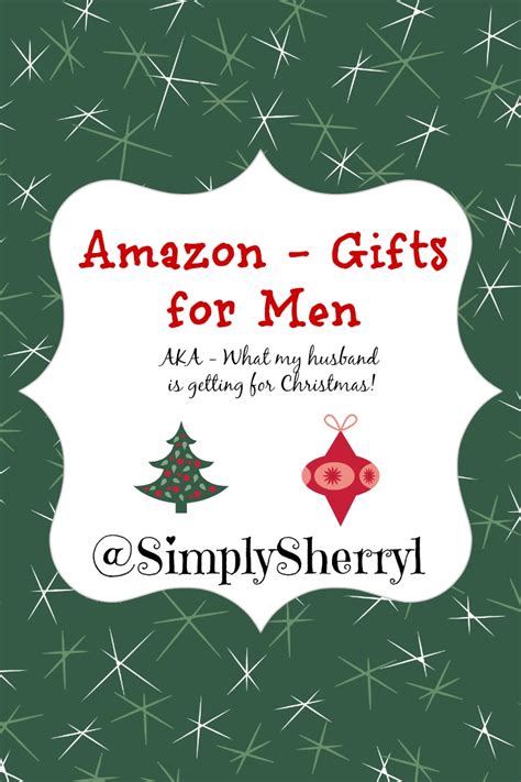 Shopping for gifts in college is hard. Amazon - Gifts for Men | Simply Sherryl