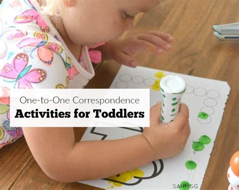 One To One Correspondence Activities For Toddlers The Stay At Home