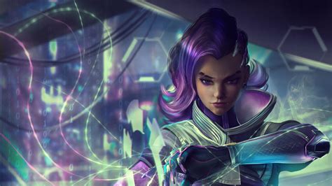 1920x1080 Sombra Overwatch Fan Artwork Laptop Full Hd 1080p Hd 4k