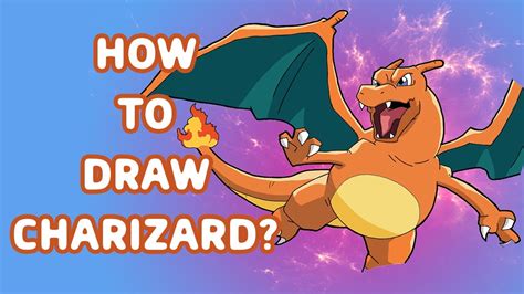 how to draw charizard from pokemon pokemon charizard draw step sketchok step by step drawing