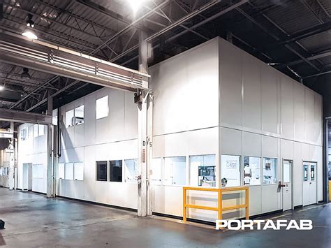 Two Story Inplant Modular Offices Portafab Modular Offices