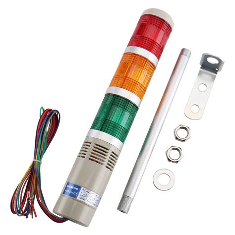 Buy Baomain Industrial Signal Light Column Led Alarm Round Tower Light