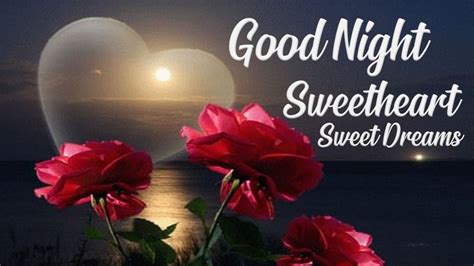 Good Night Sweetheart Wishes Messages With Images