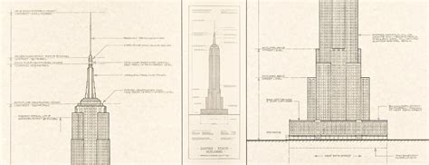Empire State Building Dimensions Drawing At Getdrawings Free Download