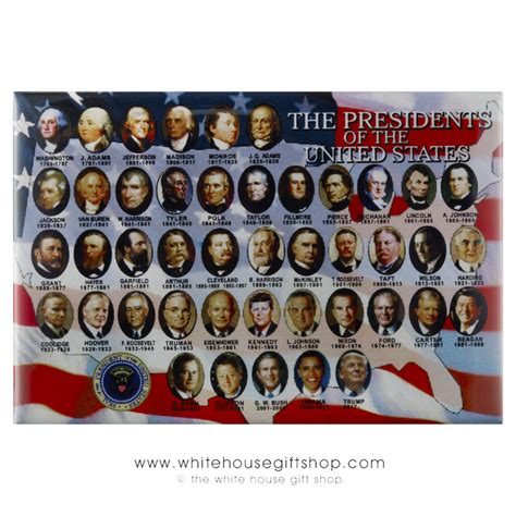 All Presidents Of The United States Magnet