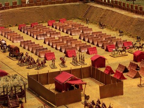 Model Of Roman Marching Camp Rome History Ancient History Ancient