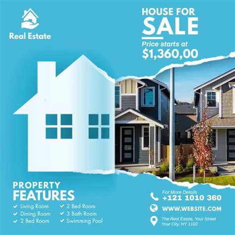 Real Estate Ad Template Postermywall