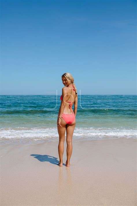 Beautiful Woman In Bikini At The Beach Jacob Lund Photography Store