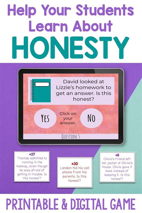 Honesty Game Bundle Printable And Digital — Counselor Chelsey Simple