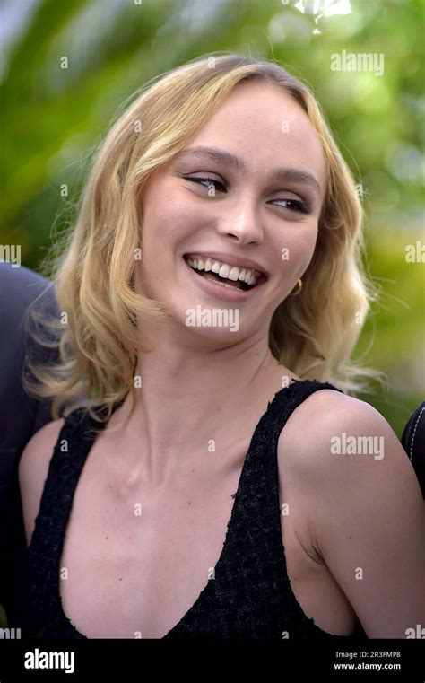 Cannes France 23rd Mai 2023 Lily Rose Depp Arrive Au Photocall Idol