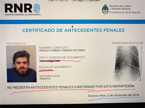 The Best Career You Get Certificado De Antecedentes Penales Argentina Pictures Cdr