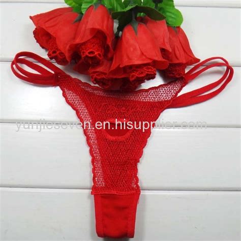 Valentine Sale Cheap Sexy Rose Thongs Red Thongs Packing In A Rose Flower 87520 Manufacturer