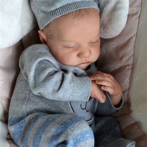 Reborns Silicone Mini Reborns 12 Newborn Carley Sleeping Reborn Baby