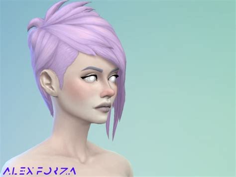 The Sims Resource Pastel Vampire Hair Retextured By Alexforza Sims 4