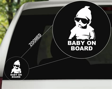 Baby On Board Carlos Hangover Funny Sticker Die Cut Vinyl