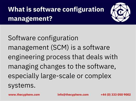 Software Configuration Management Importance Tools And Software