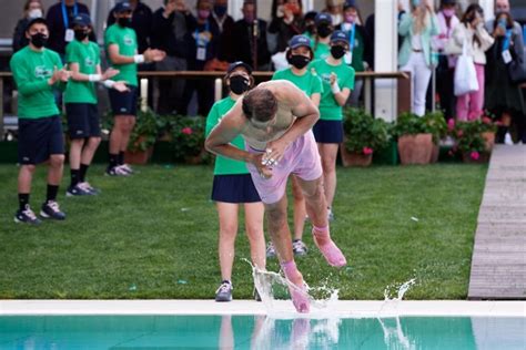 Video Rafael Nadal Celebrates Barcelona Open Win With Swimming Pool