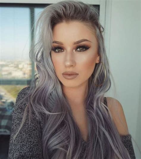 Gray Hair Color Ideas 2019 2020 Shortlong Hair Tutorial Grey Hair
