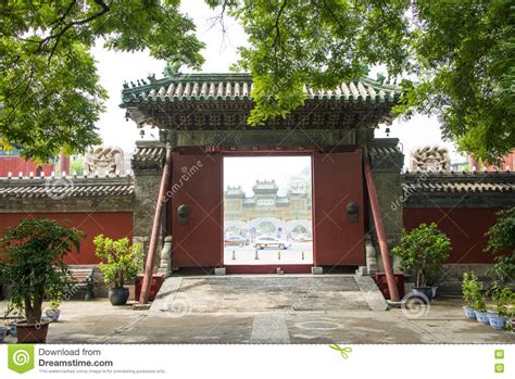 Asia China Beijing Dongyue Temple Landscape Architecture Doorï¼Œ