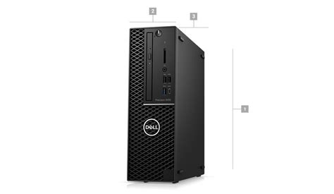 Dell Precision 3430 Sff Desktop Pc Core I5 8500 8gb Mem 256gb Sdd